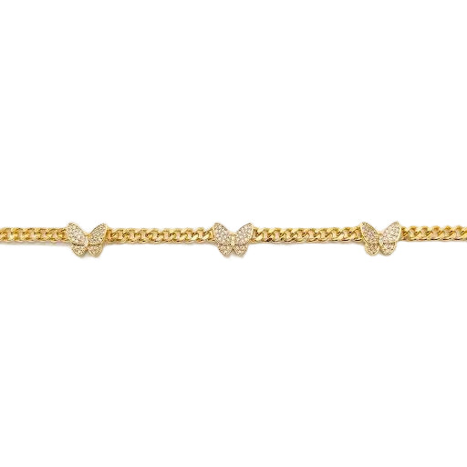 Diamond Butterfly Necklace