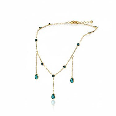 Green Drops Necklace