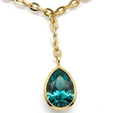 Green Drops Necklace