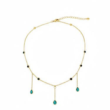 Green Drops Necklace