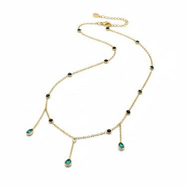 Green Drops Necklace