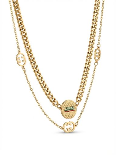 Gucci Double Chain Necklace