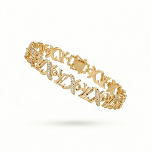 L-V Half Iced Bracelet