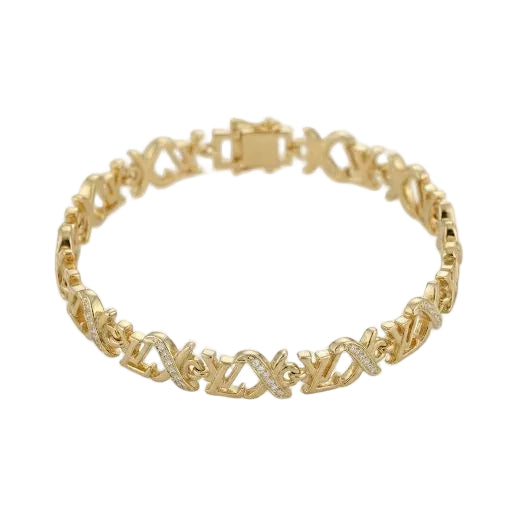 L-V Half Iced Bracelet