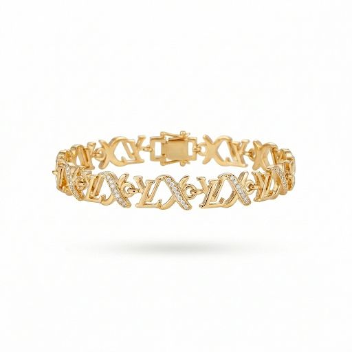 L-V Half Iced Bracelet