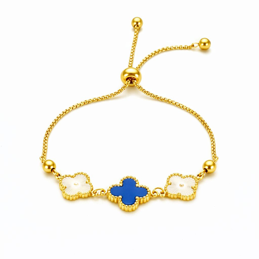 Triple Van Cleef Adjustable Bracelet