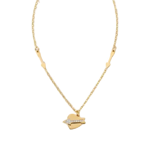 Heart and Arrow Necklace