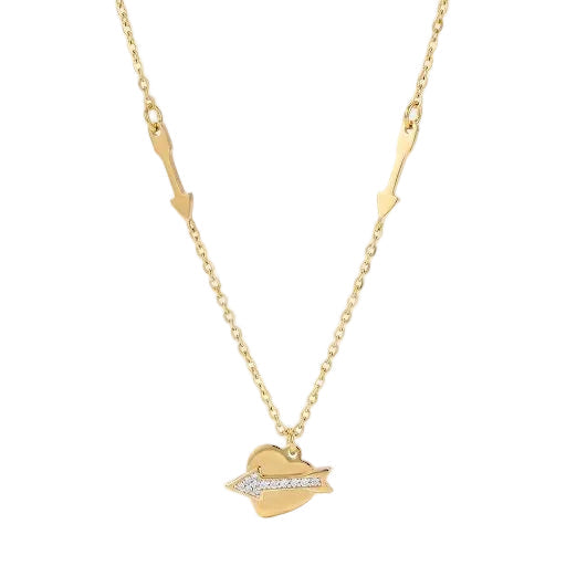 Heart and Arrow Necklace