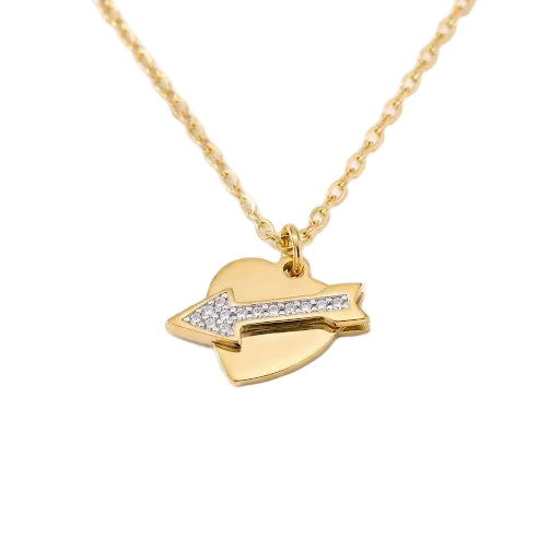 Heart and Arrow Necklace