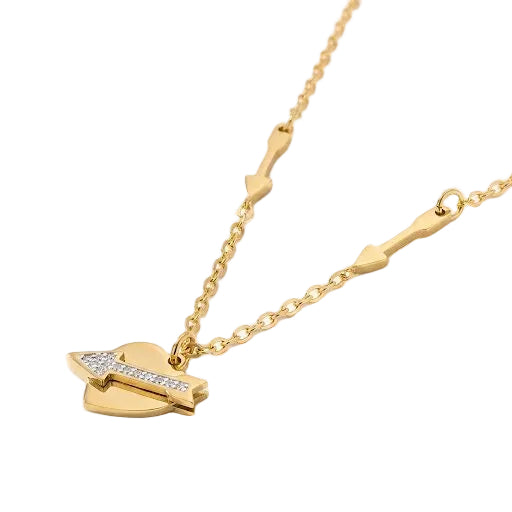 Heart and Arrow Necklace