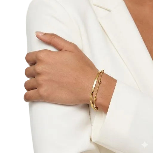 Layered Snake Chain Bracelet