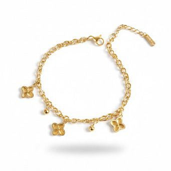 Simple Leaf Clover Bracelet