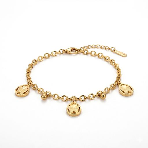 Three Teardrop Butterfly Bracelet