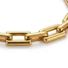 Rectangular Chain Bracelet.