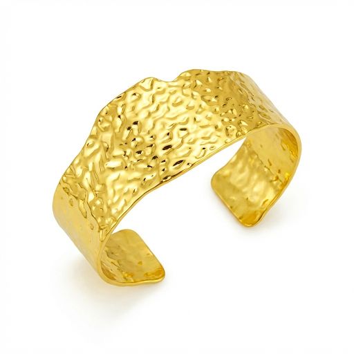 Hammered Cuff Bangle