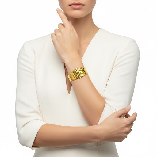 Hammered Cuff Bangle