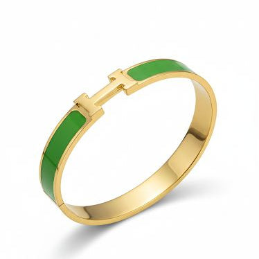 Enamel Minimalist Hermes Bangle