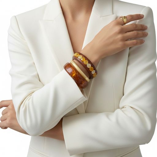 Brown Chunky Bangles Set