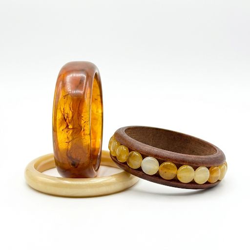 Brown Chunky Bangles Set