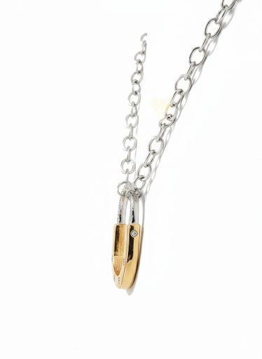 Mixed Oval Horseshoe Necklace