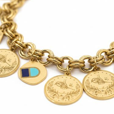 Boho Style Golden Chain Bracelet