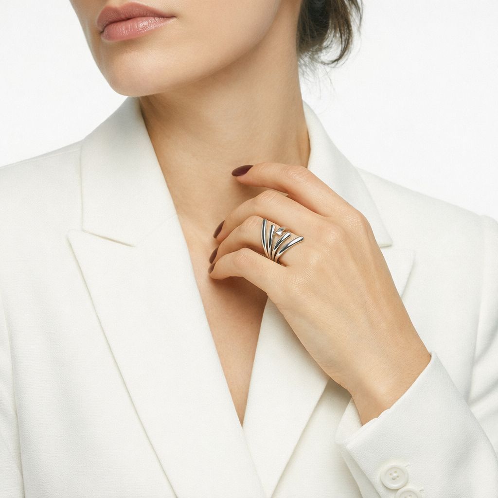 Silvia Silver Ring