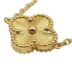 Gold V- Clef Necklace