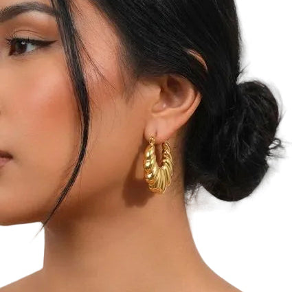Croissant Hoop Earrings