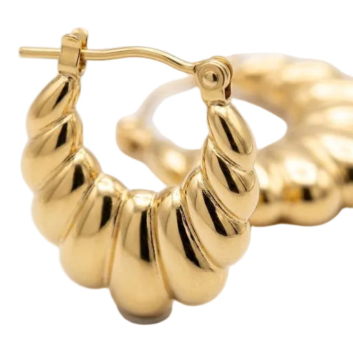 Croissant Hoop Earrings