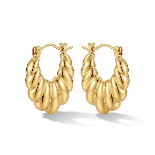 Croissant Hoop Earrings