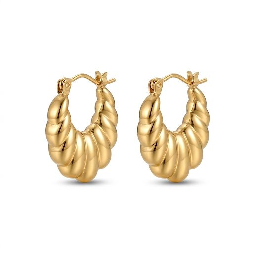 Croissant Hoop Earrings