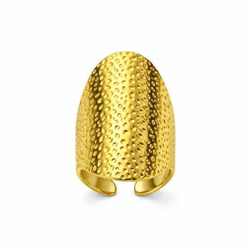 Chunky Textured Gold Ring