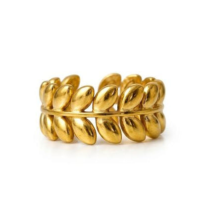 Laurel Leaf Adjustable Ring