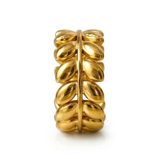 Laurel Leaf Adjustable Ring