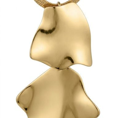 Organic Molten Pendant Necklace