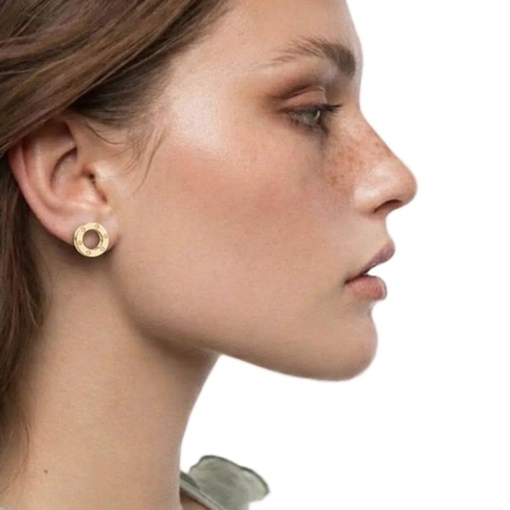 Industrial Chic Screw Design Studs