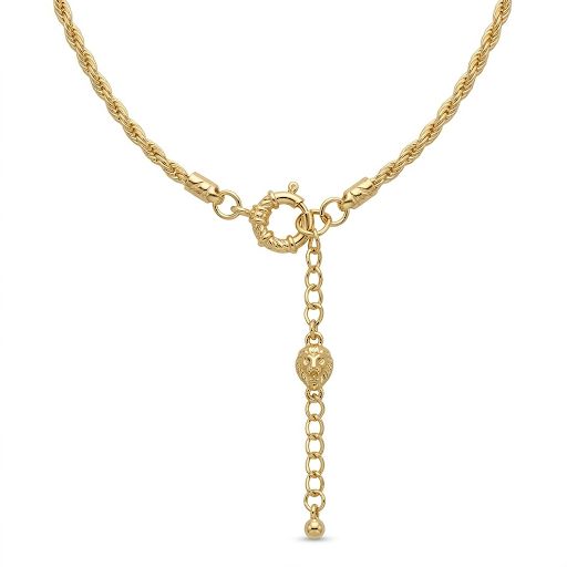 Lion Medallion Bolo Necklace