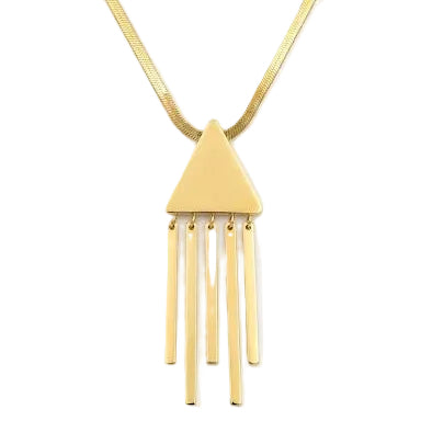 Triangle Fringe Necklace