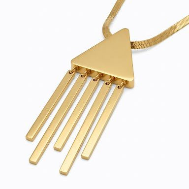 Triangle Fringe Necklace
