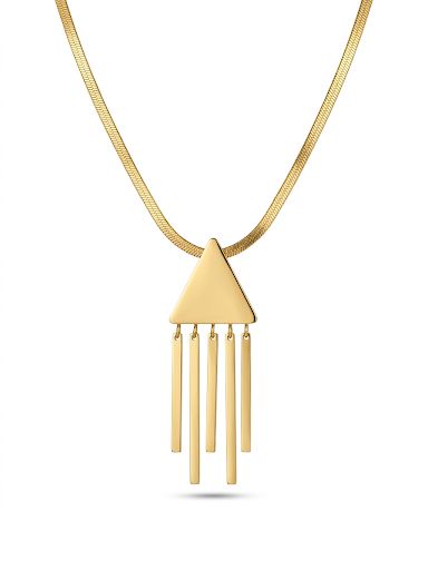 Triangle Fringe Necklace