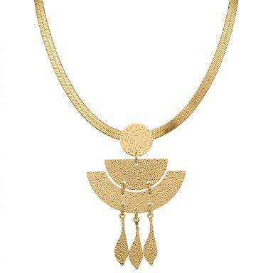 Bohemian Statement Crescent Necklace
