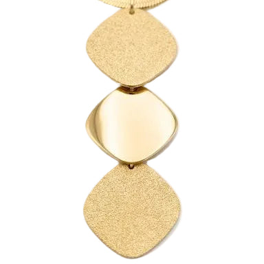 Triple Tiered Square Pendant Necklace