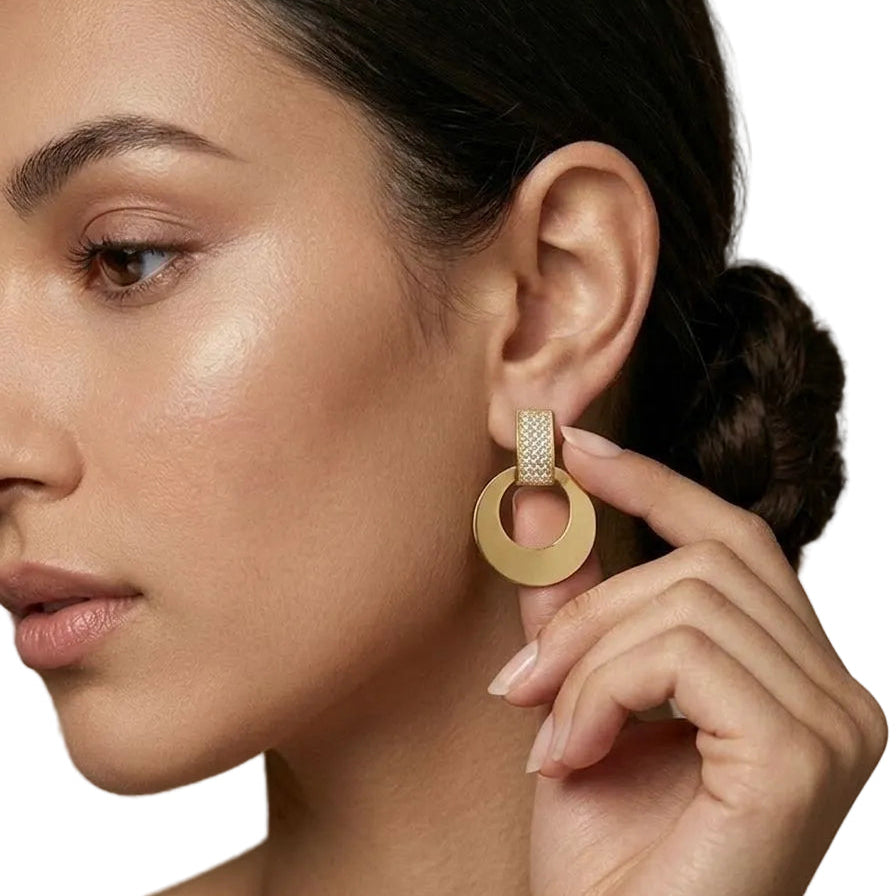 Colette Pave Stud Earrings