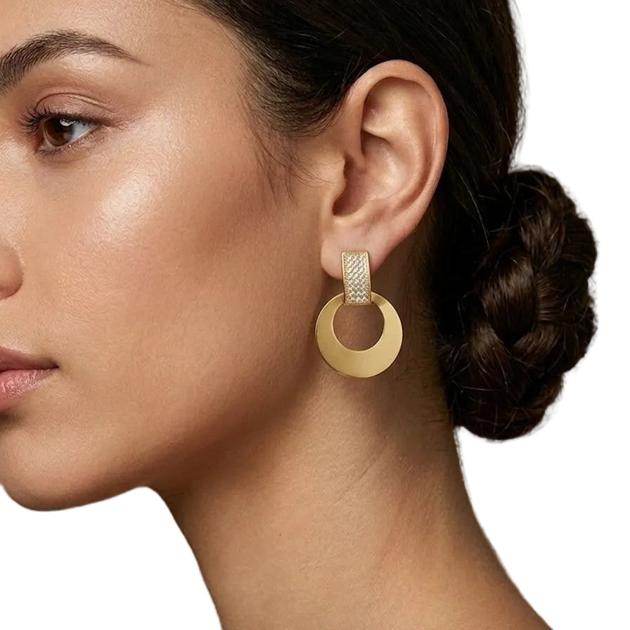 Colette Pave Stud Earrings