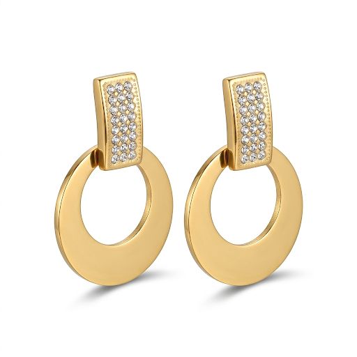 Colette Pave Stud Earrings