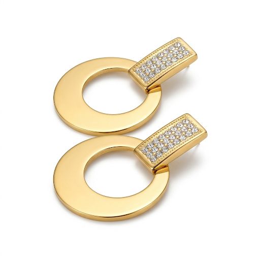 Colette Pave Stud Earrings