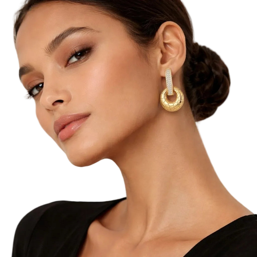 Dezlen Luxury Evening Dinner Earrings
