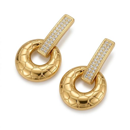 Dezlen Luxury Evening Dinner Earrings