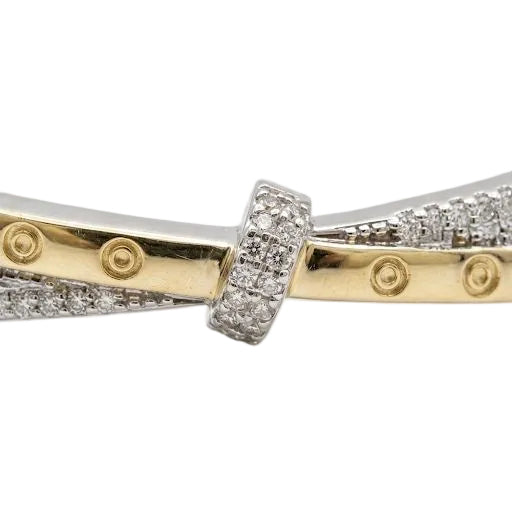Elegant Crossover Infinity Mixed Bangle