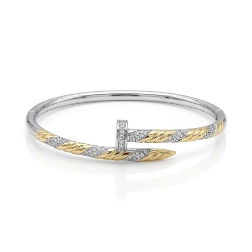 Twisted Rope Nail Bangle